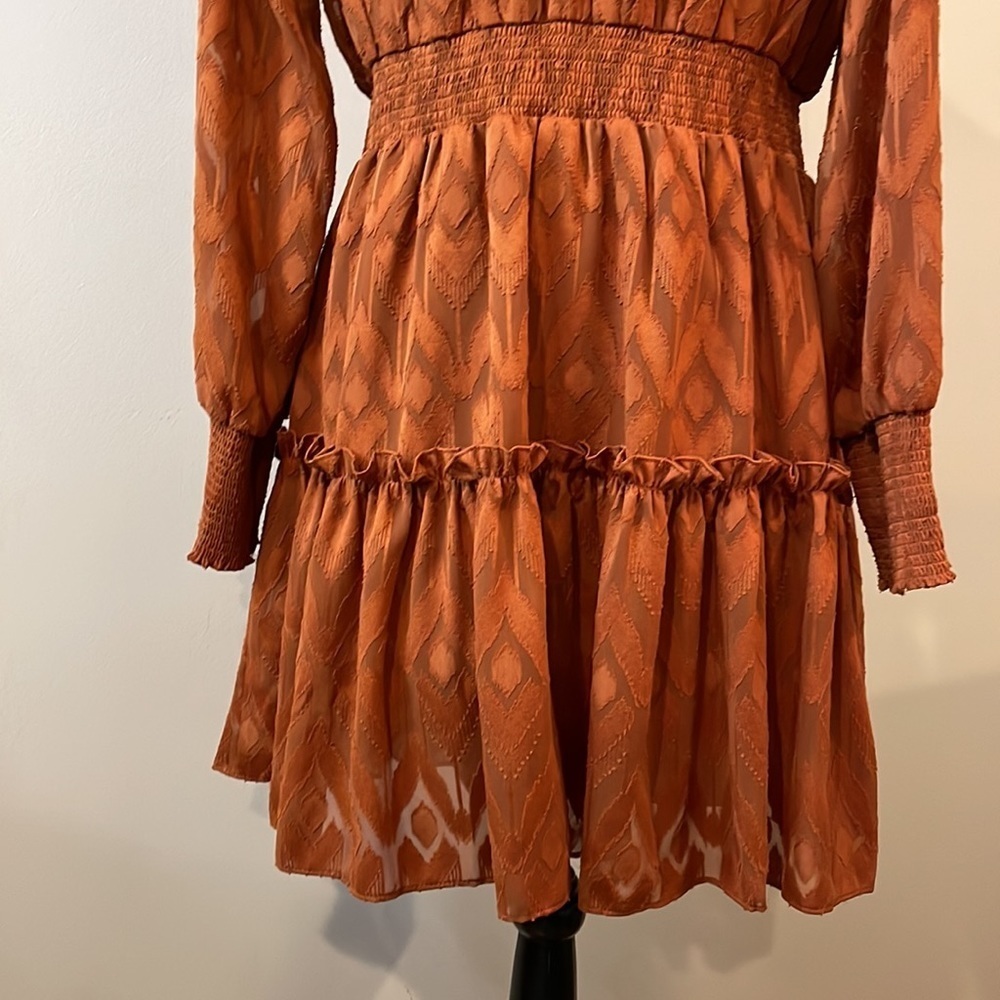 Vintage Style Ruffled Mini Dress - Picture 10 of 13